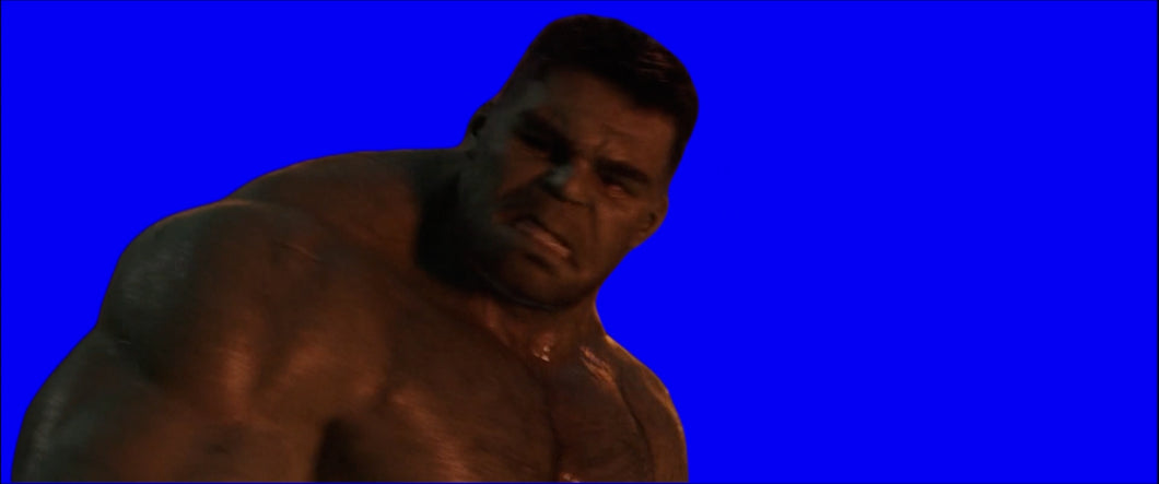 Hulk Falling (Green Screen)