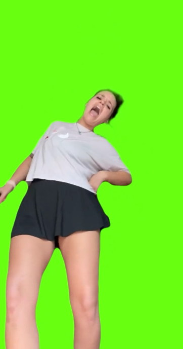 Kateylorrell Famous Tiktok Fall (Green Screen)