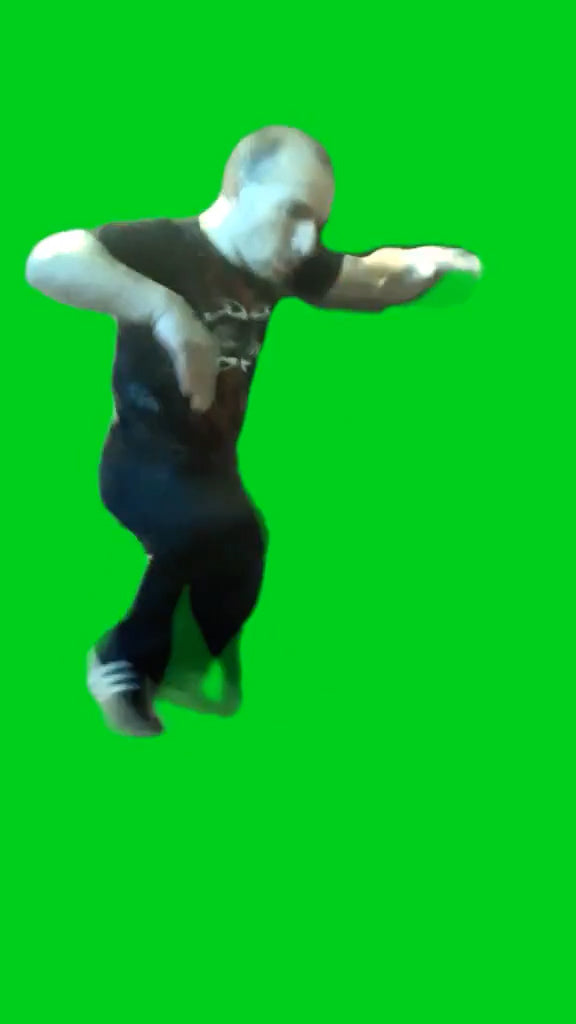 Little Guy Dancing (Green Screen)