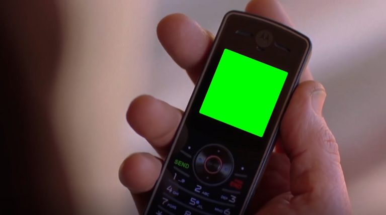 Walter White Checks His Phone (Green Screen)