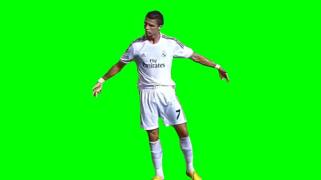 Cristiano Ronaldo First SIUUU (Green Screen)