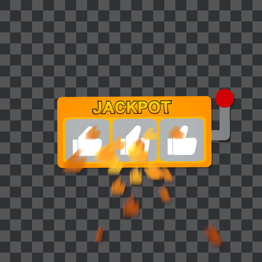 Like Thumbs Up Jackpot Animation