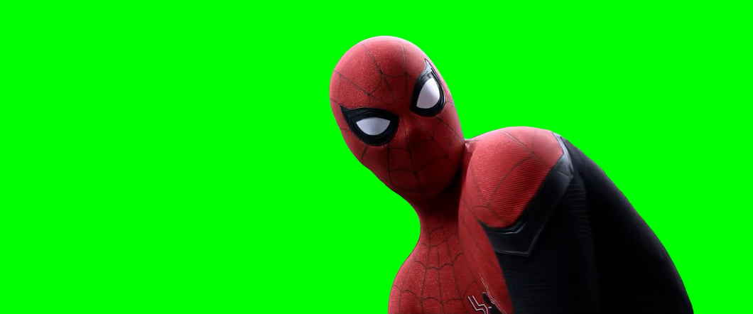 Spiderman Identity Revealed (Green Screen)
