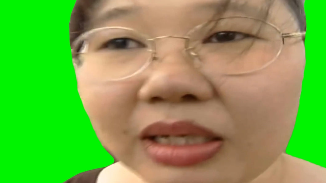 The Woman Was Too Stunned To Speak (Green Screen)