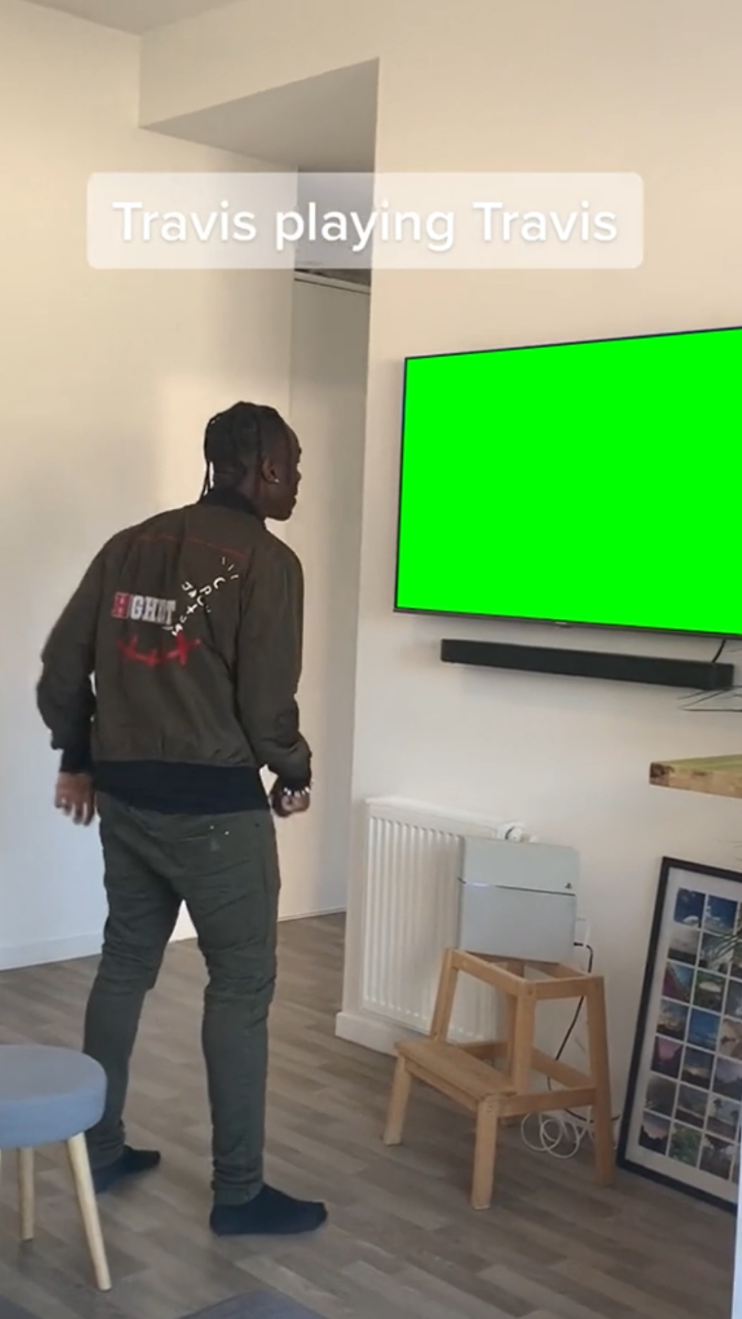 Travis Scott playing Fortnite (Green Screen)