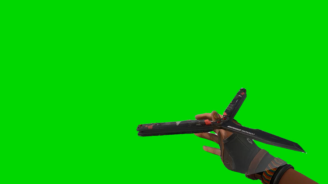 Valorant - Raze Knife Tricks (Green Screen)