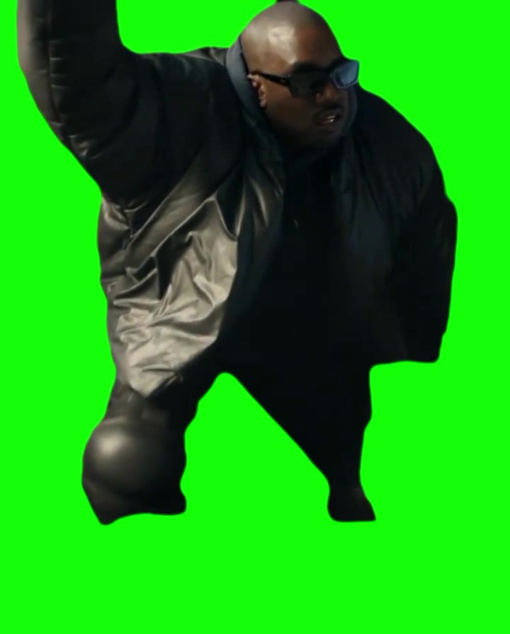 Kanye West - Can I Get Uhhh (Green Screen)