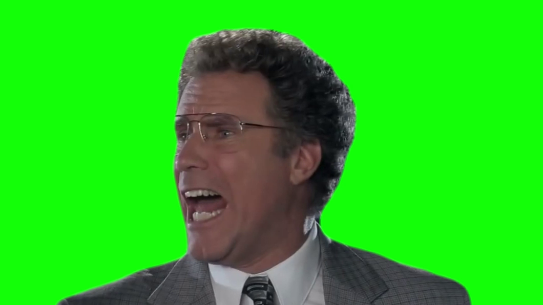 Will Ferrell - You Shut Up (Green Screen)