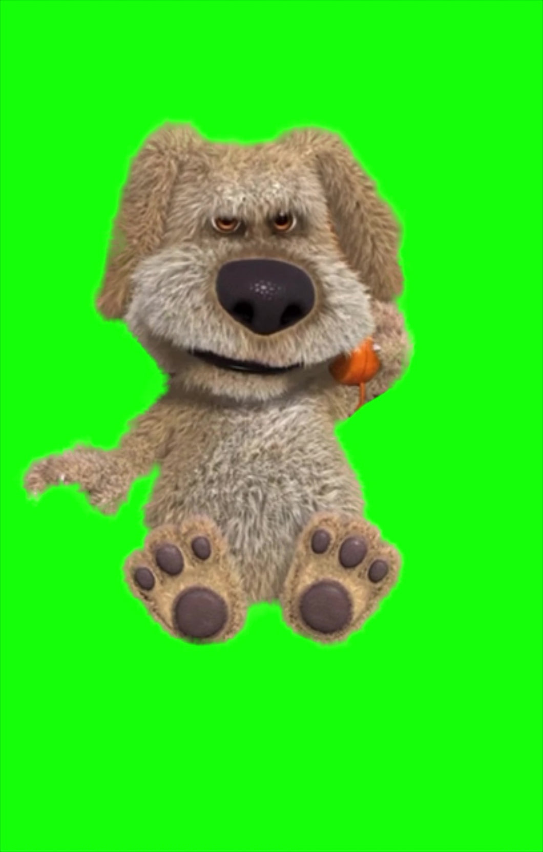 Talking Ben - Picks Up and Hangs Up Phone (Green Screen)