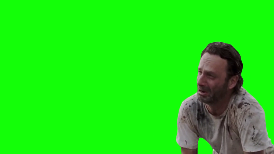 The Walking Dead - Rick Grimes Crying Meme 