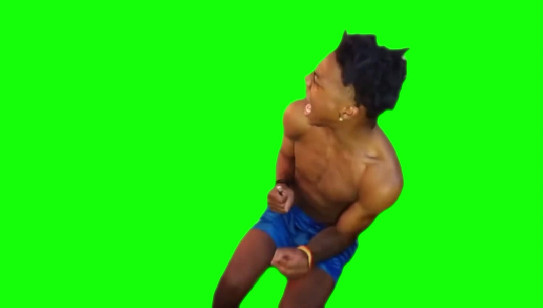 iShowSpeed Lights Up Fireworks in Bedroom (Green Screen)