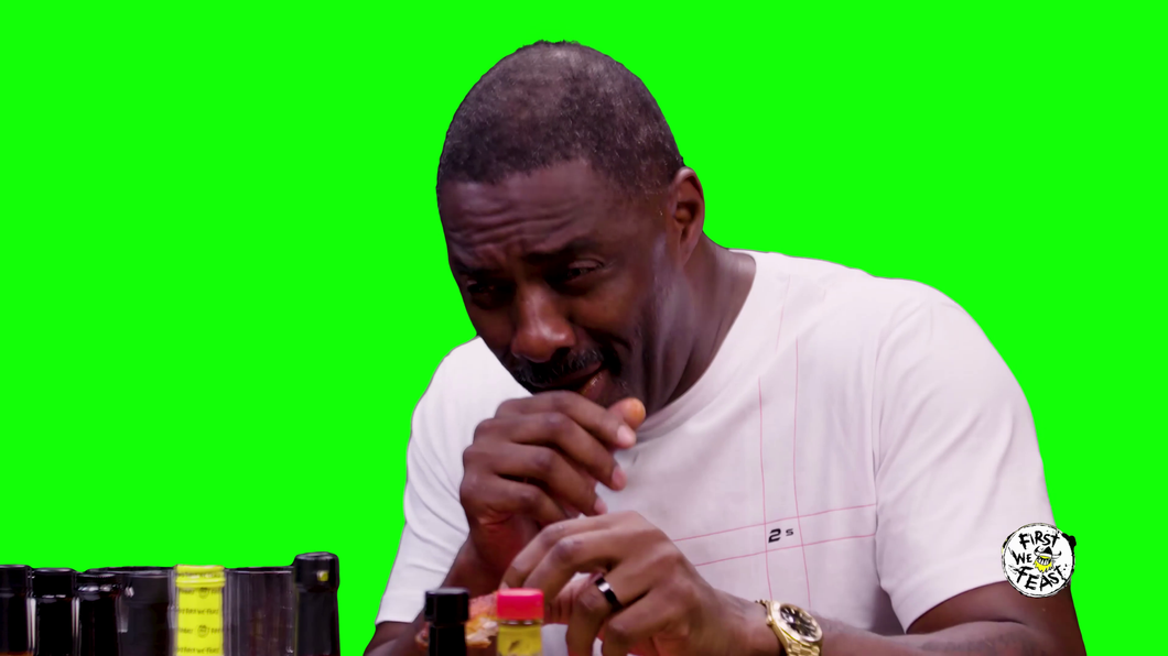 Idris Elba Spicy Wings (Green Screen)