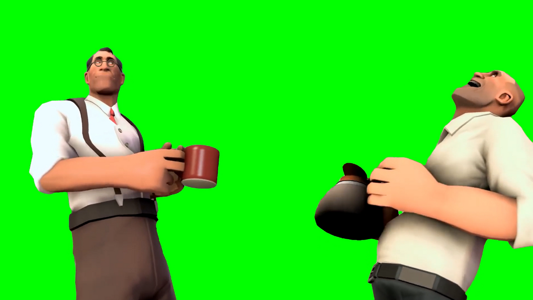 Hmph Woman - TF2 (Green Screen)